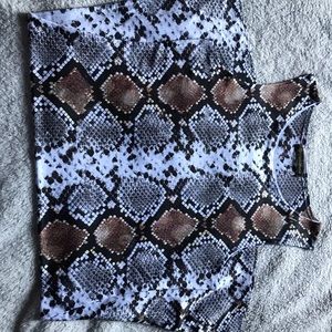 Snake Print Tank Dress